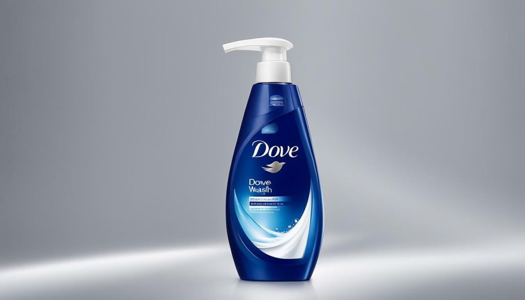 Dove Foaming Body Wash bottle