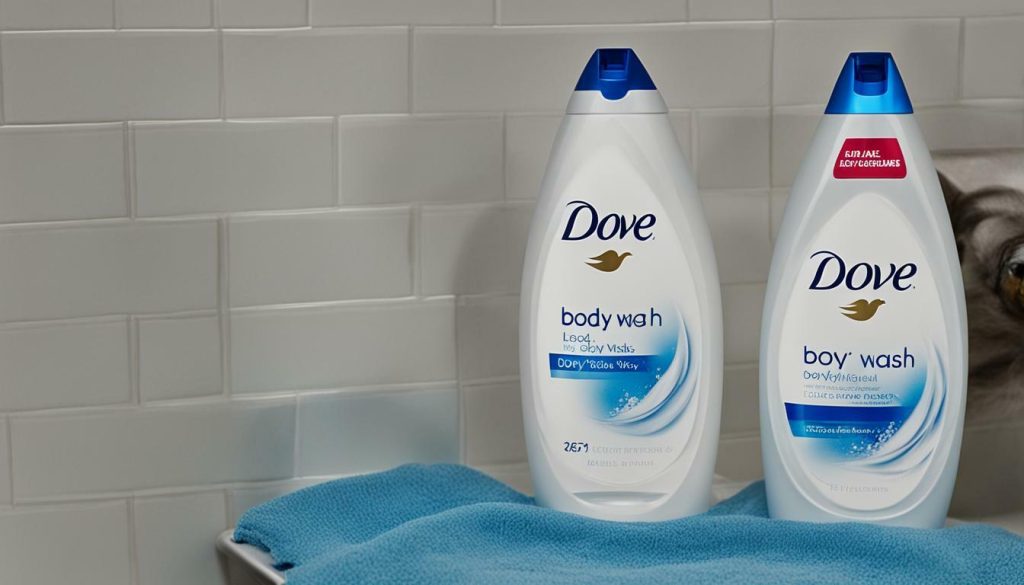 Dove body wash