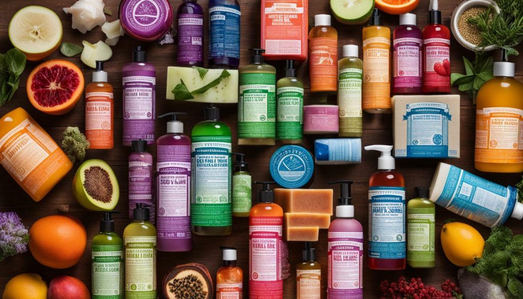 Dr Bronner's soap types