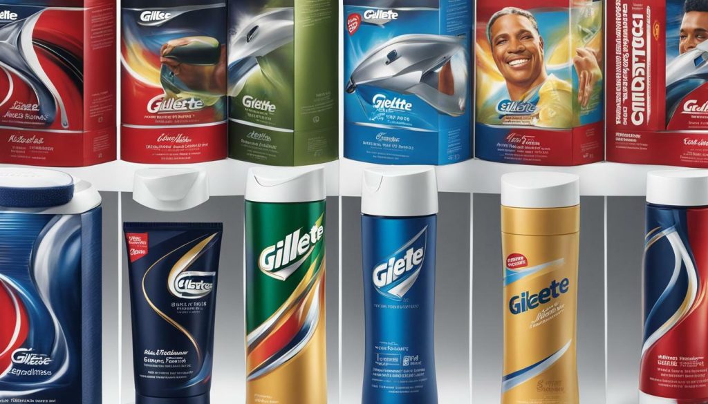 Gillette body wash evolution