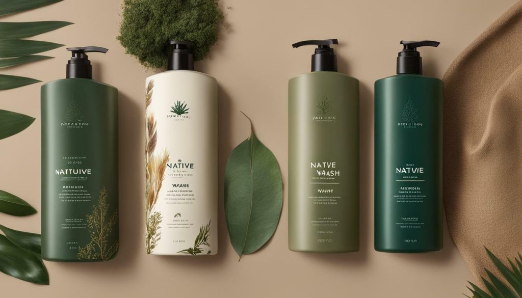 Native Body Wash packaging