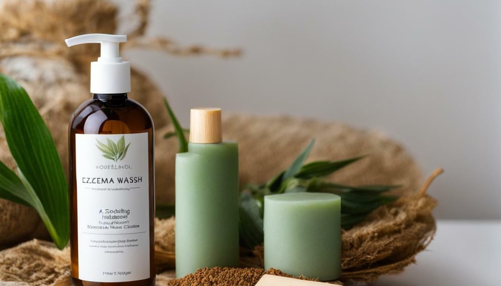 Natural and organic eczema body wash