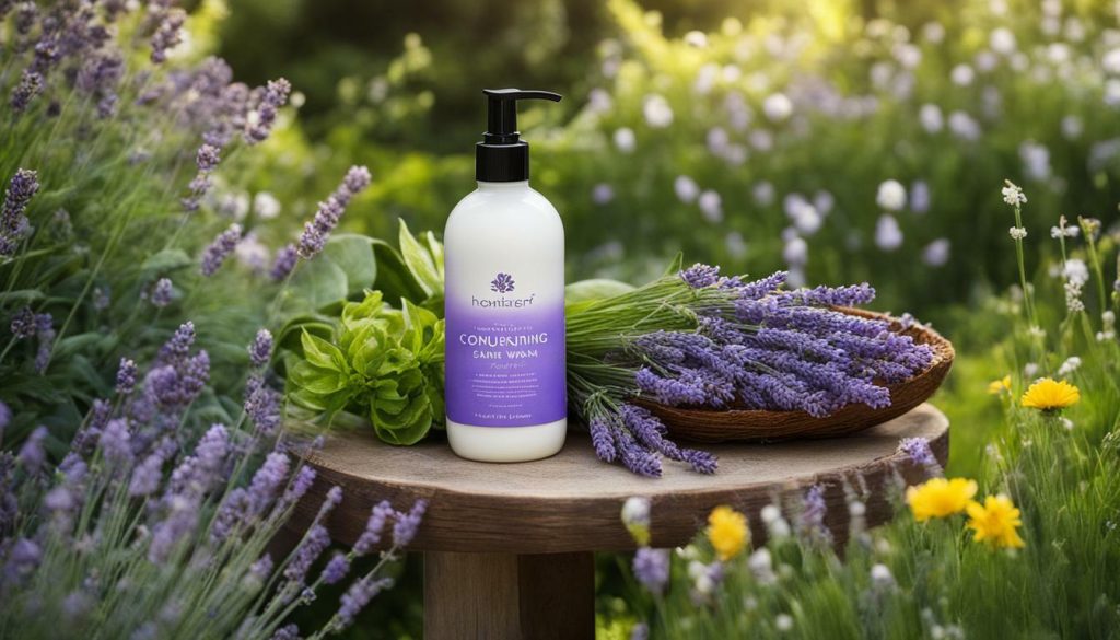 Nourishing body wash with natural ingredients