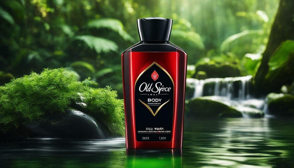 Old Spice body wash for luxurious experience