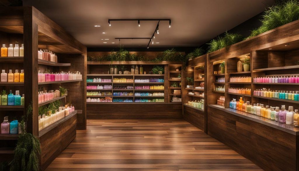 Specialty bath and body store