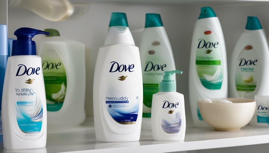 Storing Dove Body Wash