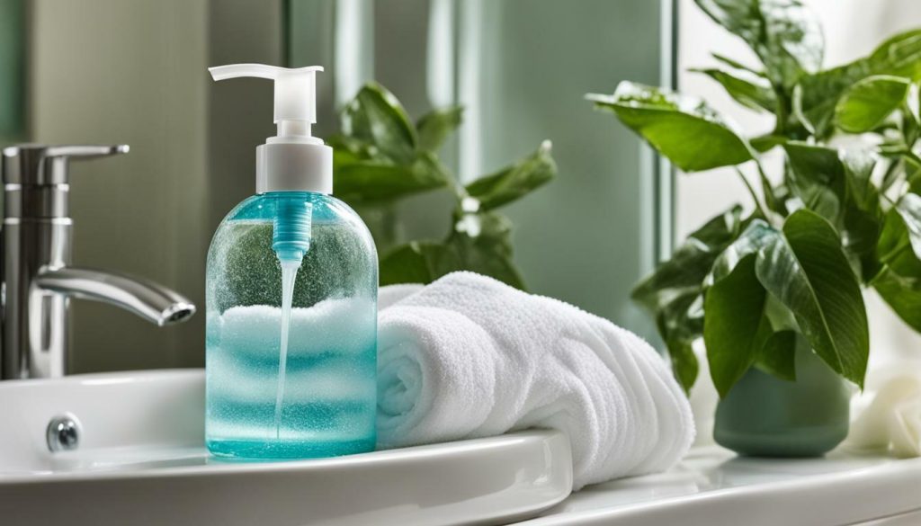 Storing Homemade Foam Body Wash