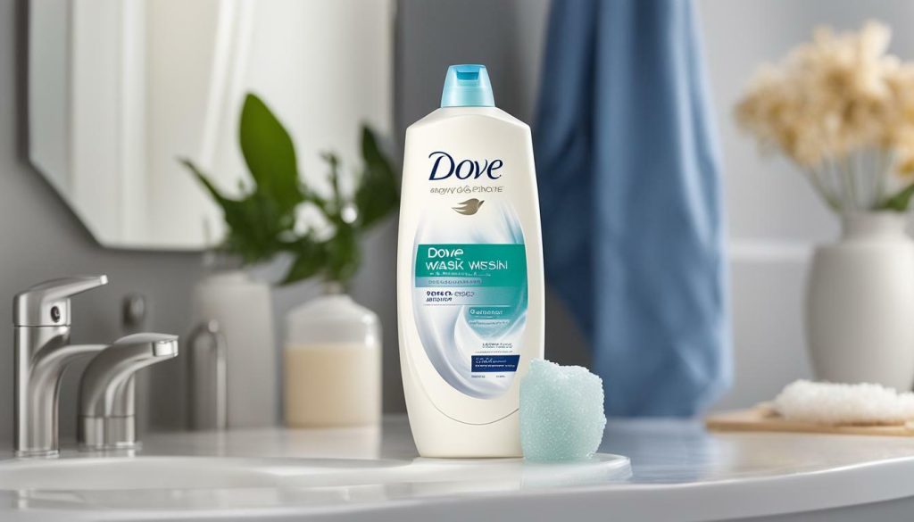 acne-prone skin Dove body wash