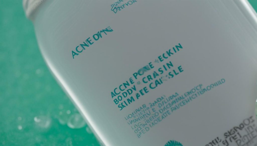 body wash for acne-prone skin