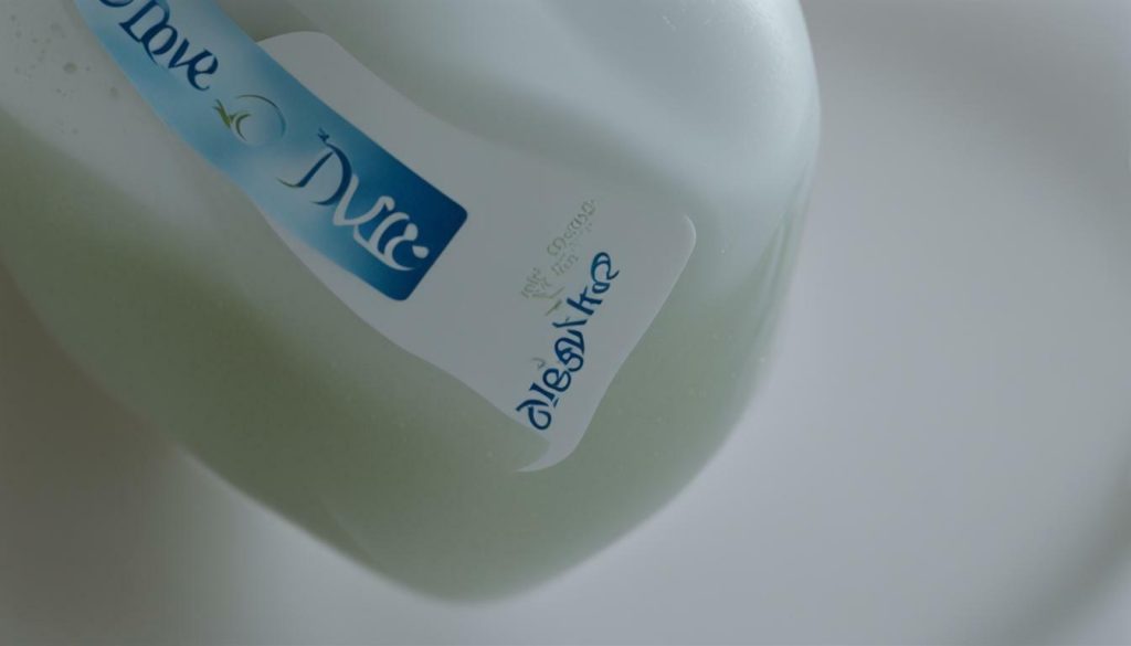 can't find expiration date dove body wash