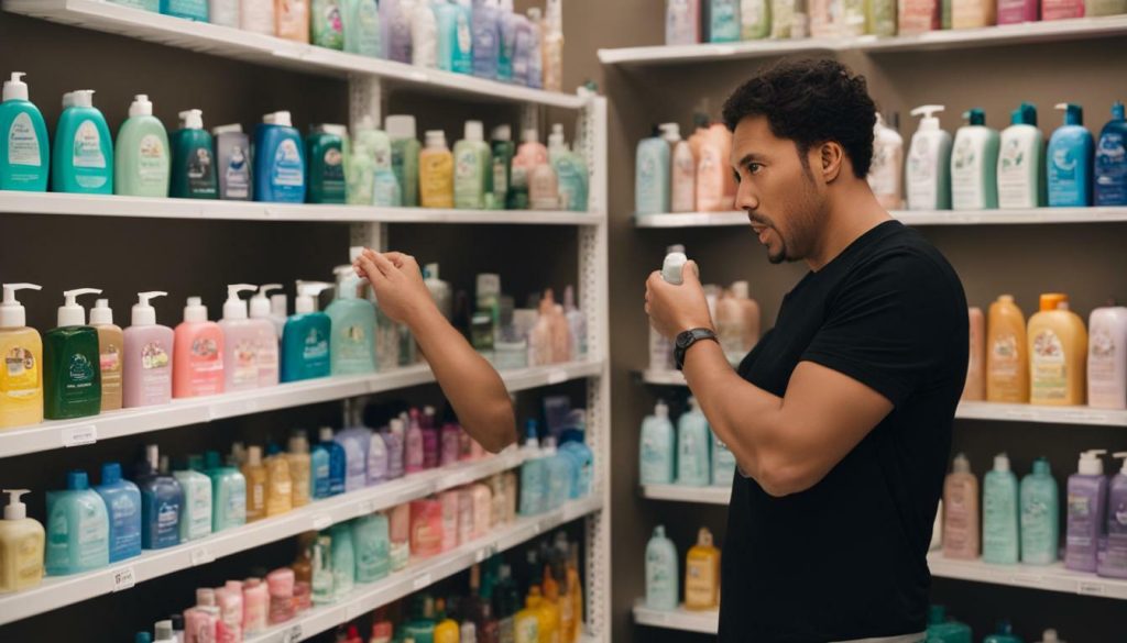 choosing a suitable body wash