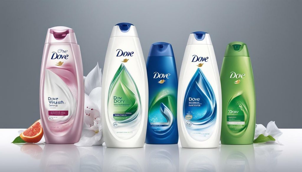 comparing Dove body wash with competing brands