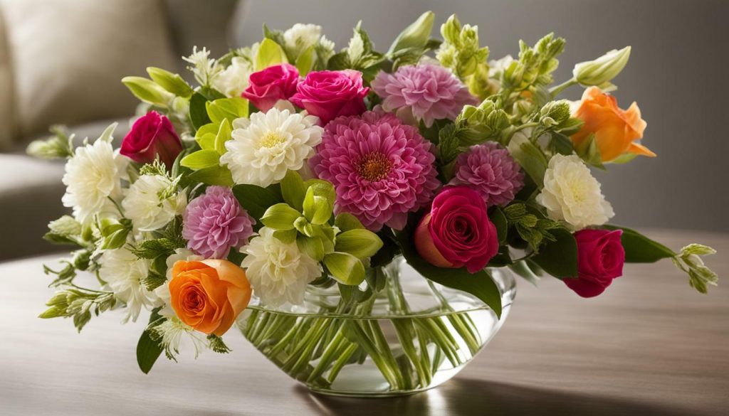 fragrant flowers in a vase