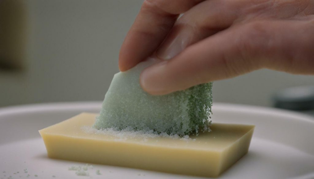 grated soap bar