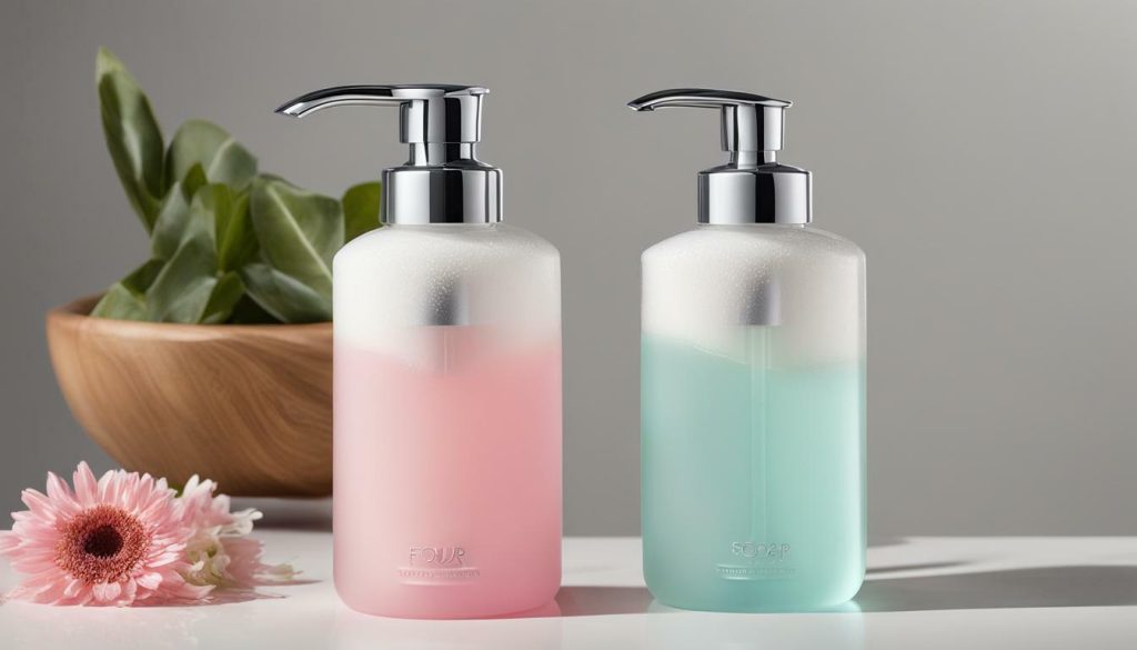 hand soap and body wash