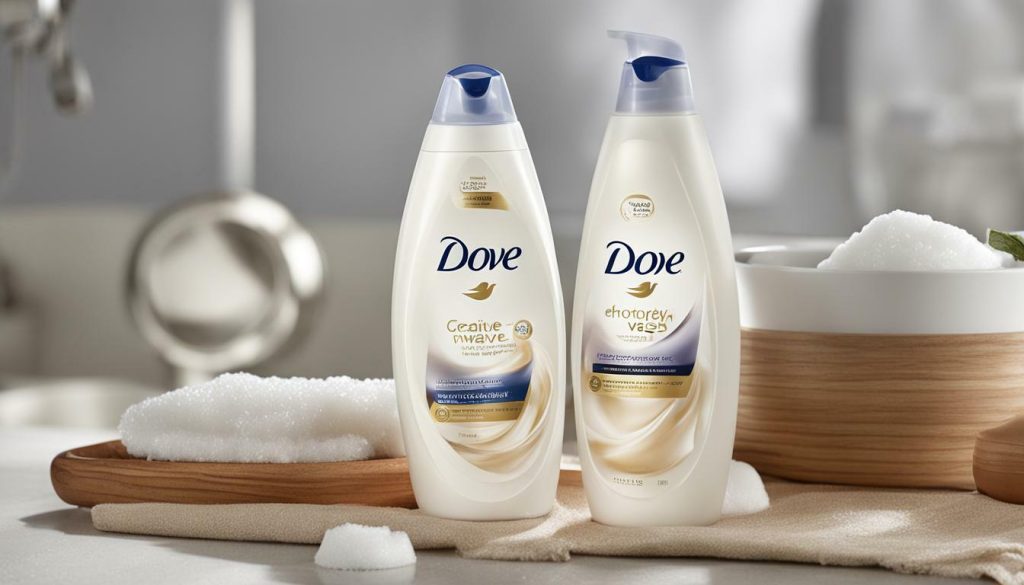 how to open dove foaming body wash