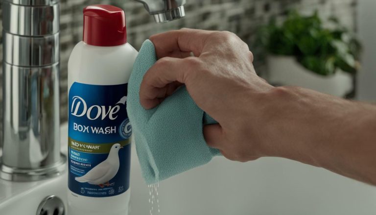 how to open dove men's body wash