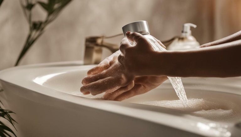 how to use body wash with hands