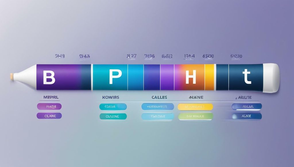 pH balance in hair products