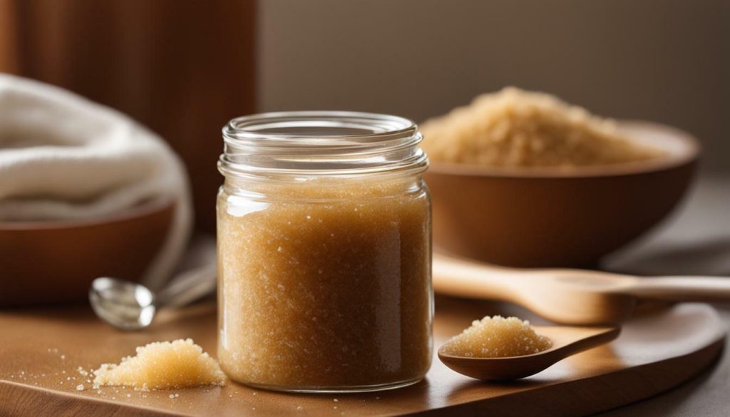 sugar scrub with body wash