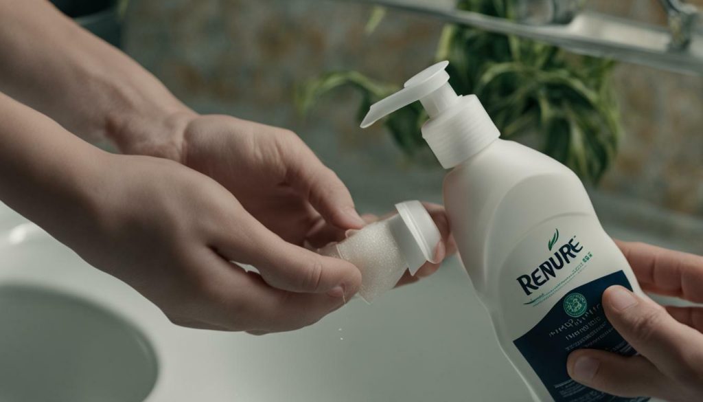 twist Renpure body wash cap