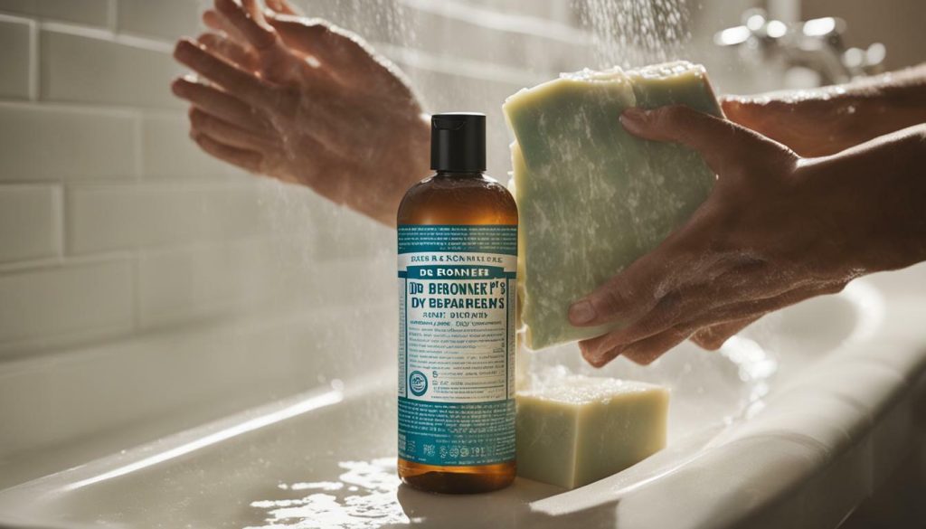 using dr bronner's soap as body wash