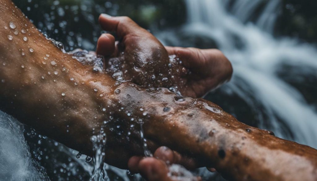 using water on tattoo